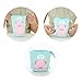 iSuperb Cartoon Telescopic Stand Up Pencil Case Pen Bag Cute Animal Office Student Stationery Bag Cosmetic Organizer Pouch (Pink pig)