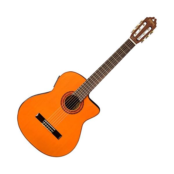 Washburn Classical Series C5CE Classical Acoustic Electric Guitar, Natural - Image 3