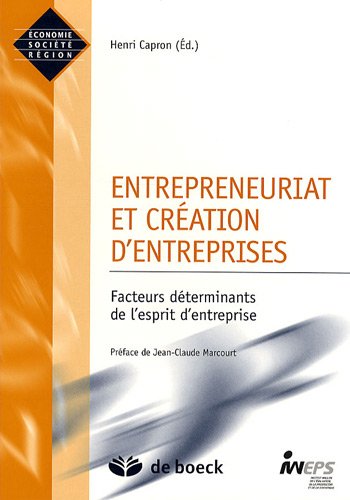 Entrepreneuriat et création d'entreprises