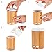 150ml Aromatherapy Essential Oil Diffuser,Ultrasonic Aroma Humidifier (Up to 8H Use, Mist Control, Waterless Auto Shut-Off, 4 Timer Settings, 7 Color LED Lights) by Wasserstein (Bamboo)