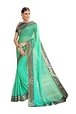 Indian Fashion Indian Women Designer Party wear Green Color Saree Sari SS-B-106