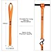 XSTRAP STANDARD Soft Loop Tie-Down Straps 8PK 1-1/16 x 18 inches - 3600LB Breaking Strength, Loops for Securing Trailering of Bikes, ATV, UTV, Motorcycles, Scooters, Dirt Bikes, Lawn Equipment, Orange