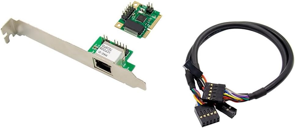 Louttary 2.5Gbps Gigabit Ethernet Network Card 1 Port RJ45 Mini PCIe Adapter PC