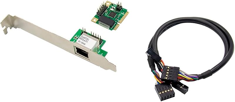 Louttary 2.5Gbps Gigabit Ethernet Network Card 1 Port RJ45 Mini PCIe Adapter PC