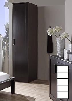 Kleiderschrank Wäscheschrank 54167 wenge 1-türig mit 4 Einlegeböden
