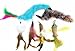 CBROSEY The Giddy Kitty 6 Piece Refill Pack - Our Most Popular Replacement Cat Feather Toys - Fun Teaser Feathers for Exercising Kitten or Cats
