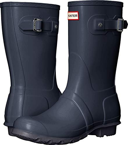 Women's Hunter Boots Original Short Snow Rain Boots Water Boots Unisex - Blue - 6