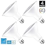 Hyperikon PAR38 LED Bulb, 14W (100W equivalent), 1200lm, 2700K (Warm White), CRI 90, Flood Light, Medium Base (E26), Dimmable, Energy Star, Pack of 4