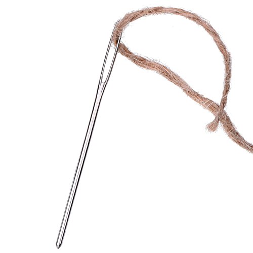 Cutelec Blunt Needles 15-pack, Large-eye Steel Yarn Knitting Needles Tapestry Sewing Needles