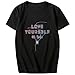 Xllife Kpop BTS Love Yourself New Logo T-Shirt Suga V Jimin Jin Jung Kook Tee Shirt
