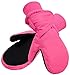 SimpliKids Boys Mittens for Kids Sports Insulation Waterproof Winter Snow Mittens,S,Fuchsia