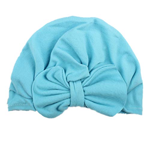 Huuflyty 6pcs Baby Hat Newborn Cotton Cloth Turban Kids Cool Beanie Hats Soft Cotton for Infant Baby Hospital Cap (LH018) - Thumbnail 3