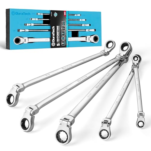 DURATECH Flex-Head Ratcheting Wrench Set