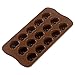Bekith Silicone Gel Non-stick Chocolate, Jelly and Candy Mold, Cake Baking Mold (Set of 4)