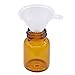 50pcs Mini Plastic Funnel, Lystaii Transparent Funnels for Bottle Filing Perfume Essential Oil Clear PP Funnels for Small Samples of Perfume Liquid Emulsion Lab Bottle Chemical liquid