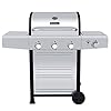 RINKMO-Gas-Grill-2020-Upgrade-670-sq-inch-3-Burner-36000-BTU-per-Hour-Input-Stainless-Steel-Liquid-Propane-Grill-Movable-BBQ-Grills-with-Side-Burner-Cart-Style