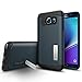 Spigen Slim Armor Galaxy Note 5 Case with Air Cushion Technology and Hybrid Drop Protection for Galaxy Note 5 2015 - Metal Slate