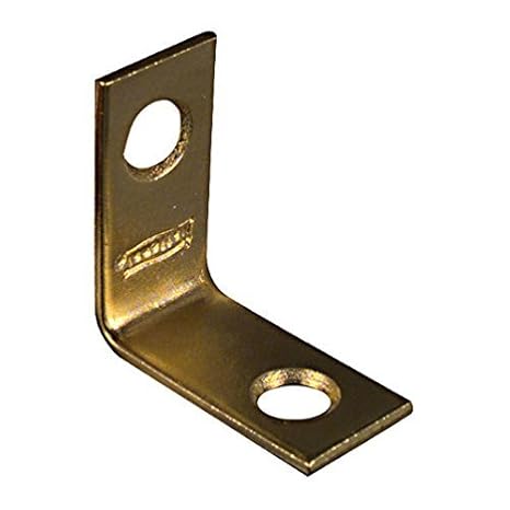 Hillman Hardware Essentials 851101 Flat Corner Brace Iron Bright