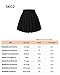 Beautifulfashionlife Girl's A-Lines Pleated High Waist Short Costumes Skirts(M,Black)