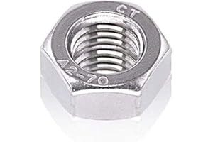 Persberg M8 Hex Nut M8-1.25 (20 Pack), 65mm Height, 304 18-8 Stainless Steel, Hex Nuts 120153