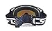 CRG Motocross ATV Dirt Bike Off Road Racing Goggles Adult T815-105 Series (Black w/Blue Strips)