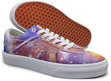 Dolphin Fire Maching Gun Universe Stars Fashion Classic Low-Top Skate Board Trainer Sneakers