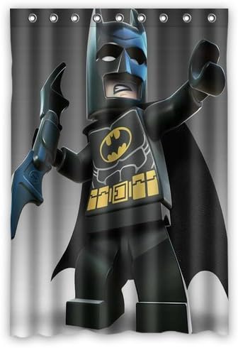 ScottShop fashion Custom Lego Batman Superheroes Waterproof Mildew Shower Curtain Polyester Fabric Bathroom Shower Curtains 48 "x 72" Inch