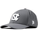 Branded Bills Officially Licensed x North Carolina Tar Heels Curved Performance Collection UNC Team Logo Carolina White PVC
