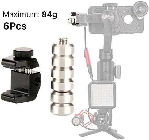Universal Gimbal Counterweight Compatible for Osmo 4/ iPhone Zhiyun Smooth 4 Q/Feiyu Vimble 2 / DJI Osmo Mobile 2/Evo/Smartphone Gimbal Stabilizer