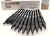 Ashleighnicolearts Artist Quality Colored Pencils with Super Long Lasting Woodless Design for Adult Coloring Drawing and Sketching (12, Graphite-Charcoal)