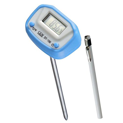 CEM DT-130 Digital Cooking Thermometer with Probe Instant Read for Food,Meat,Liquids,Home,Kitchen,Gardening,Laboratory -40°C to 250°C (-40°F to 482°F)