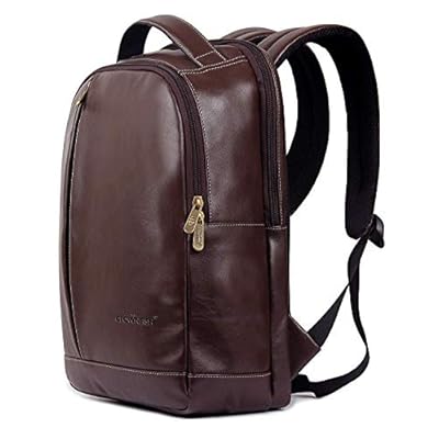 The Clownfish Fredrick 27 liters Faux Leather Mature Laptop Backpack for Men and Women