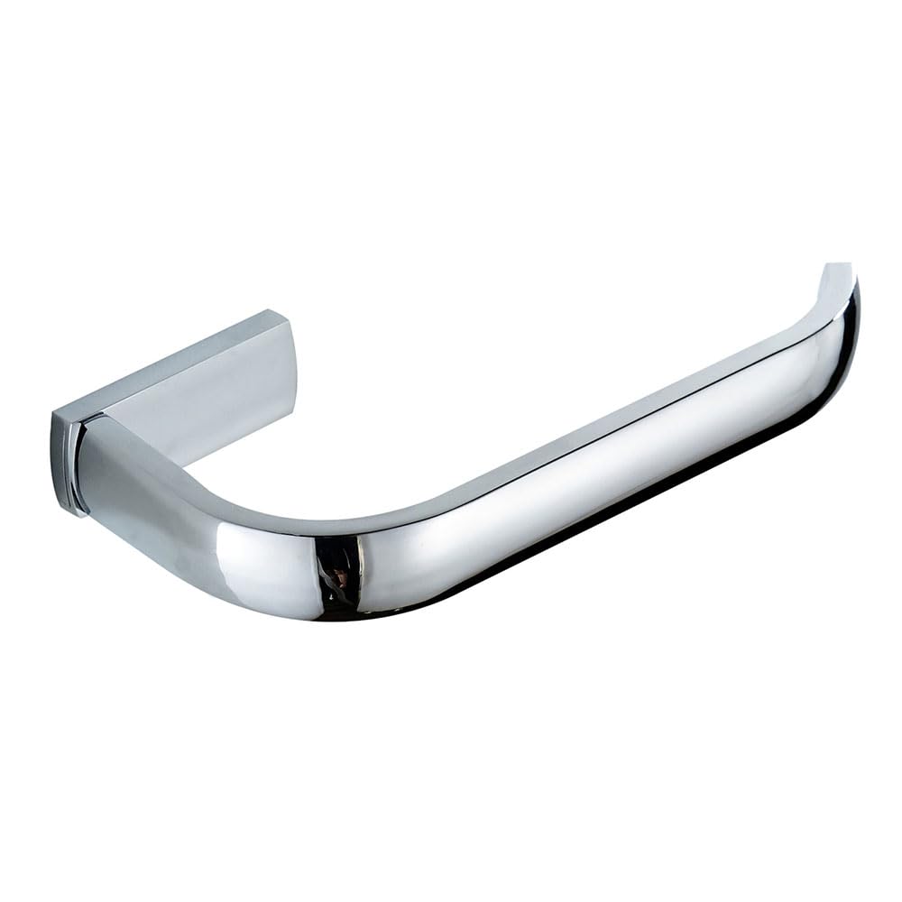 Celbon Antique Brass Toilet Roll Holder Bathroom Toilet Loo Roll Holder Wall Mounted Toilet Paper Holder for Bathroom Kitchen Toilet (Chrome)