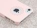 SODIAL(R) Dexule Baby Pink Cute Girls Ultra-thin Ice Cream Glossy Hard Case Cover for iPhone 4 4S + Screen Protector + Pink Cute Stylus