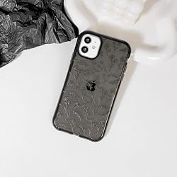 NITITOP Compatible for iPhone Case Cute Flower