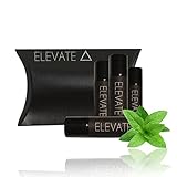 100% Organic Lip Balm by ELEVATE, 4 Pack, SPF 15, Peppermint, All Natural Ingredients: Beeswax, Coconut Oil, Jojoba Oil, Shea Butter, Peppermint Essential Oils, Best Lip Plumper Chapstick- Made in USA