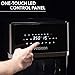PINSOON 10-Quart Air Fryer, Rotisserie Shaft & Layer Racks & Nonstick Basket, Electric Hot Air Fryer Oven Oilless Cooker, 12 Accessories, 8 Cooking Presets, LED Digital Touchscreen 50 Recipes
