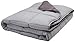Linenspa Comforter Duvet Insert Oversized King Stone/Charcoal Down Alternative All Season Microfiber-Oversized King Size - Box Stitched