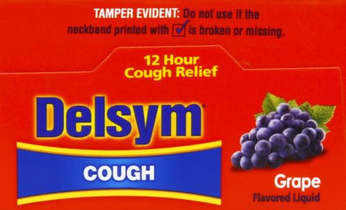 DELSYM ADULT 12 HOUR GRAPE COUGH SYRUP, 3 OZ