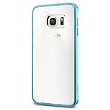 Spigen Neo Hybrid Crystal Galaxy S6 Edge Plus Case with Flexible Inner Casing and Reinforced Hard Bumper Frame for Galaxy S6 Edge Plus 2015 - Blue Topaz