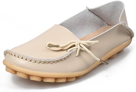 Womens Chic Little Leather Loafer 8.5B(M)US Beige