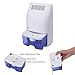 KEDSUM Electric Small Dehumidifier with 24.6 oz Capacity, 1500 Cubic Feet (160 sq ft), Compact and Portable Dehumidifiers for Moisture in Home, Kitchen, Bedroom, Basement, Office