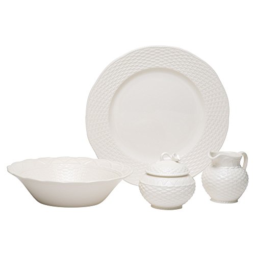 Red Vanilla Fc900-005 Nantucket 5-Piece Serveware Set, White