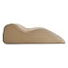 Lounge Doctor Contour Pillow with Cooling Gel Memory Foam Cappuccino Universal/One Size Fits All MLDP-Cappuccino