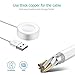 Apple Watch Charger, Magnetic USB Charging Cable Wireless Portable Charger Pad Compatible Apple Watch/iWatch Series 1/2/3/4/Nike/Edition All 38mm 42mm - 3.3 Ft White
