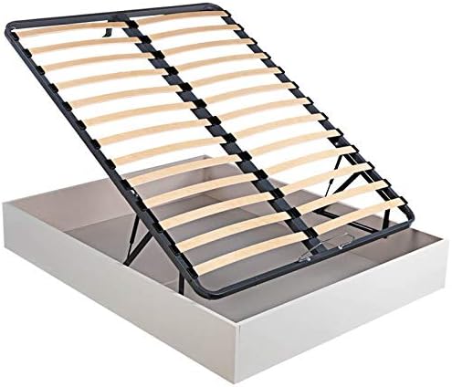 Canapé Abatible Madera láminas Oxfort - Blanco, 90x190cm: Amazon.es: Hogar