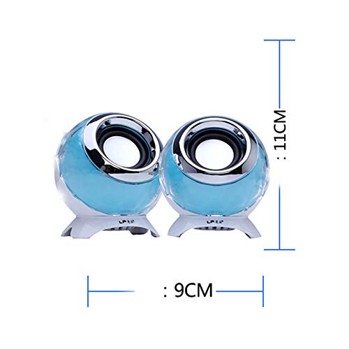 Byx- Notebook Desktop Speaker -USB Mini Speaker Heavy Subwoofer Multimedia Sound Speaker (Color : D)
