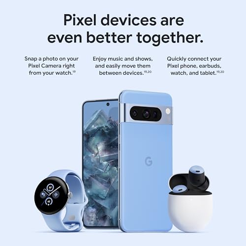 Google Pixel 8 Pro Unlocked Android Smartphone with Telephoto Lens and Super Actua Display