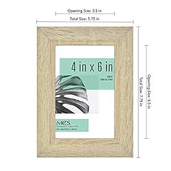 MCS Studio Gallery Frame, Natural Woodgrain, 4 x 6