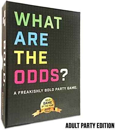 Gatwick Games What are The Odds? Family Edition - Best Card Game for Family, Friends and Large Parties. Ages 7 Years and Up. Fun at Birthday Parties and Events. 2-20 Players or More!